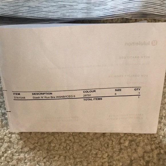 Lululemon Workout bra - Picture 2 of 2